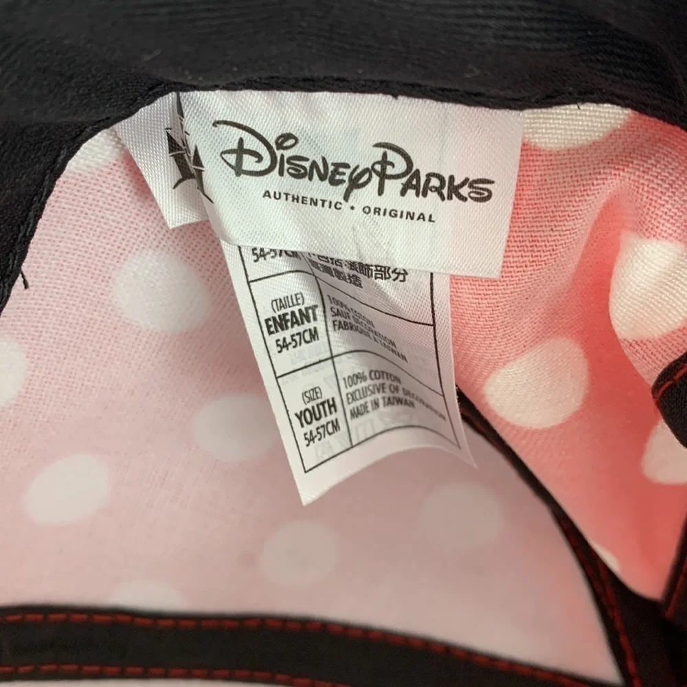 Disney Parks Youth Minnie Mouse SnapBack Baseball Hat Red